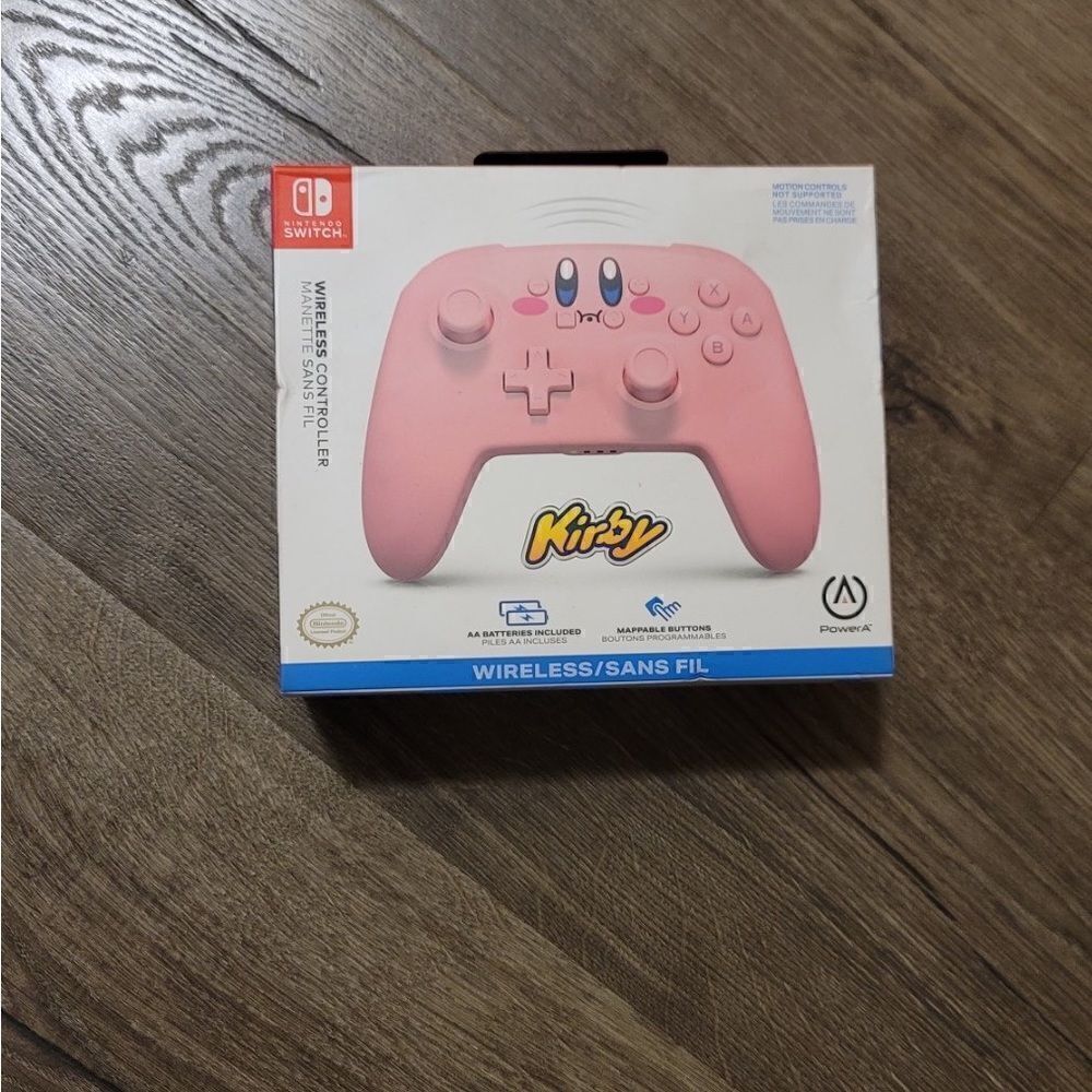 Nintendo PowerA Wireless Controller Switch - Kirby